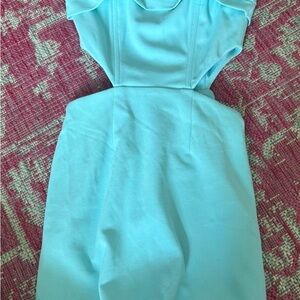 Lucy in the Sky Light Blue Backless Dress